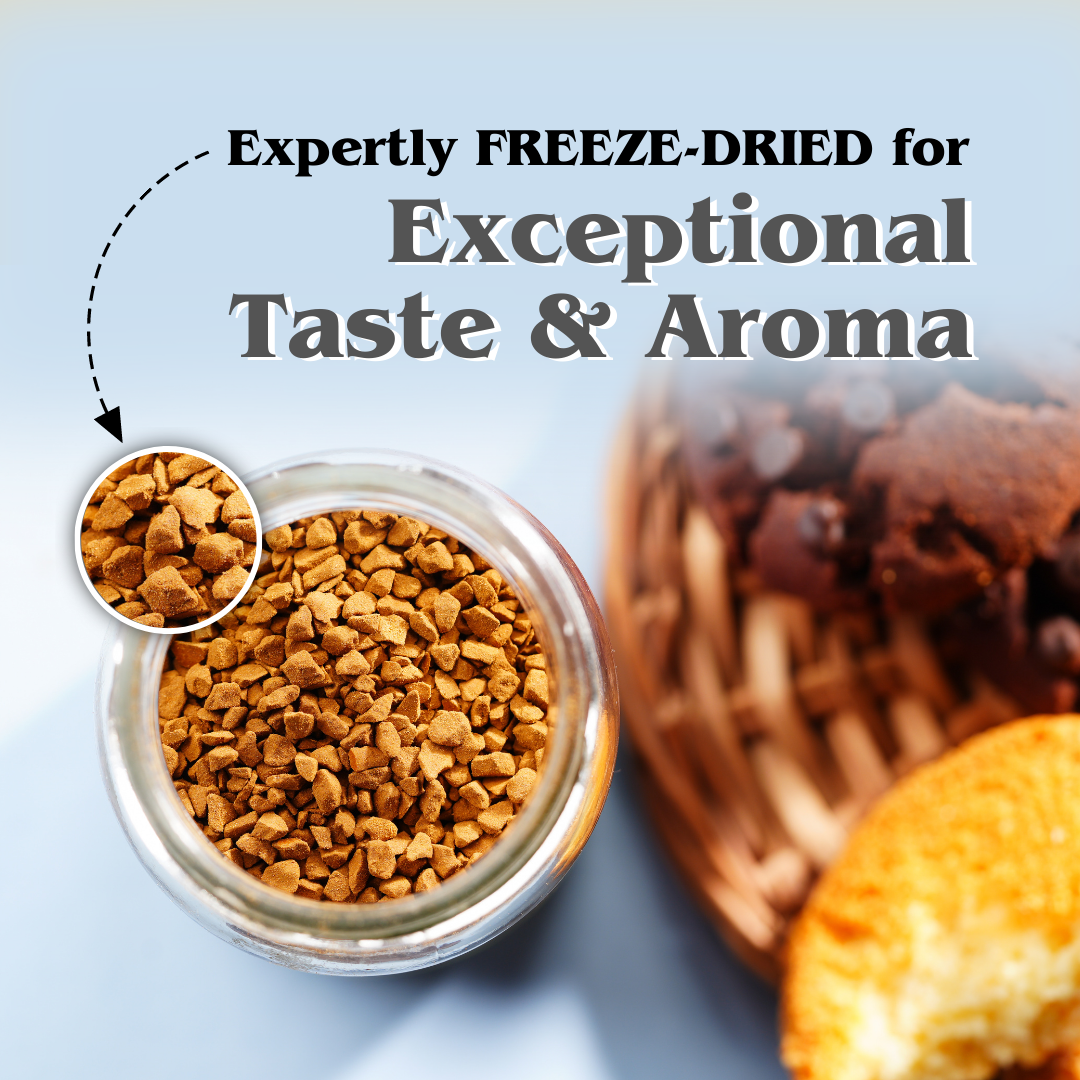 freeze dried coffee powder