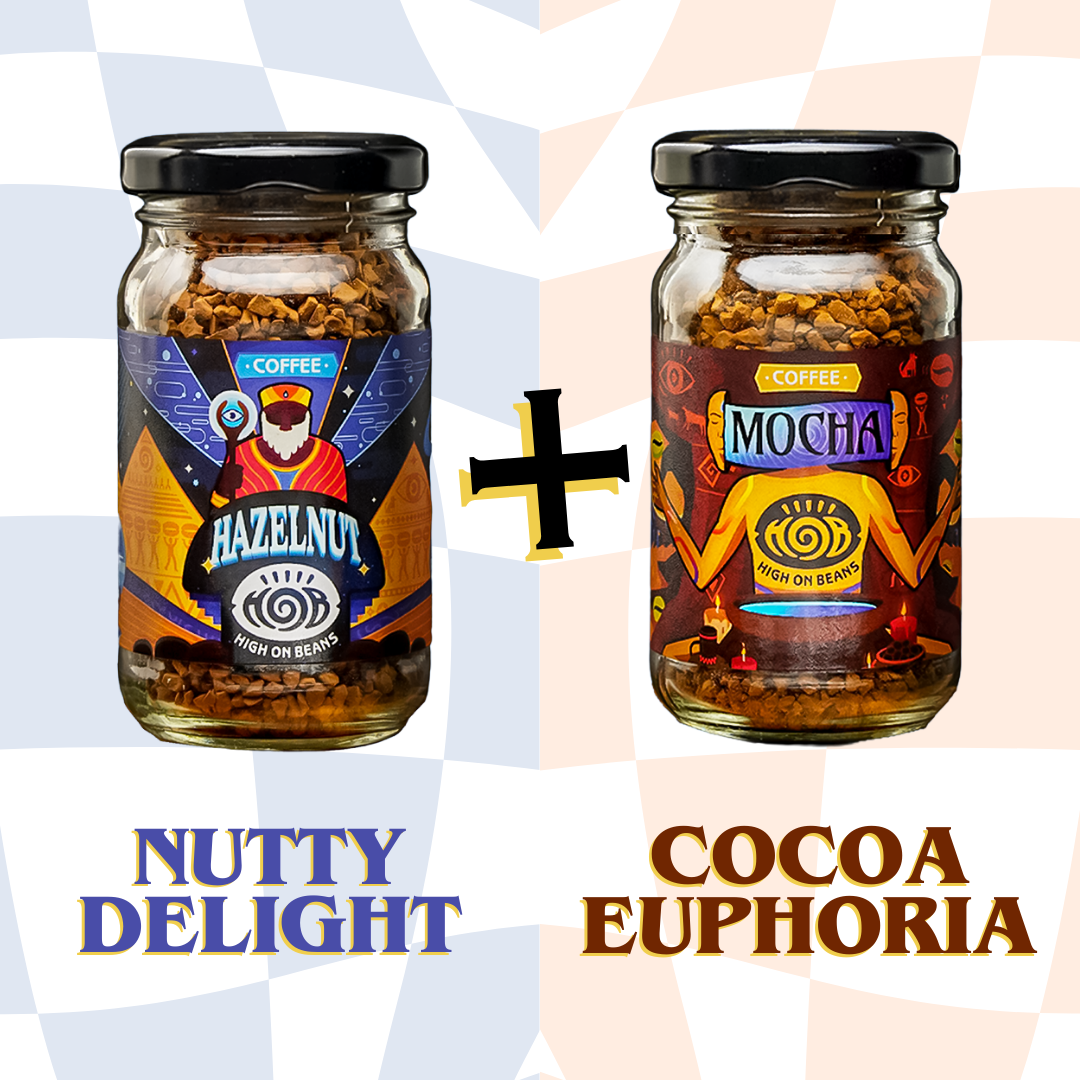 Mocha & Hazelnut Coffee (Pack of 2)