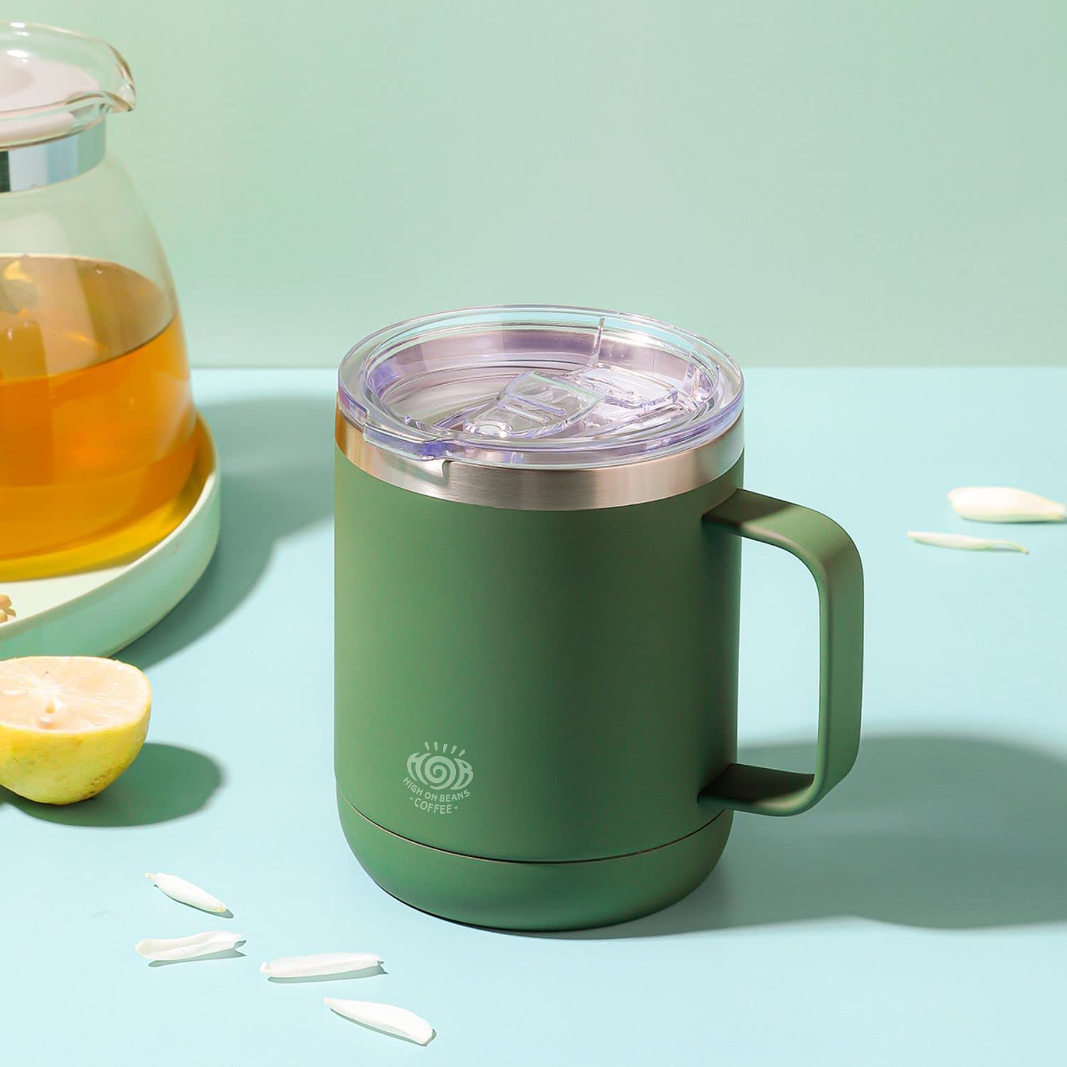 Coffee Mug with Lid - 360 ML