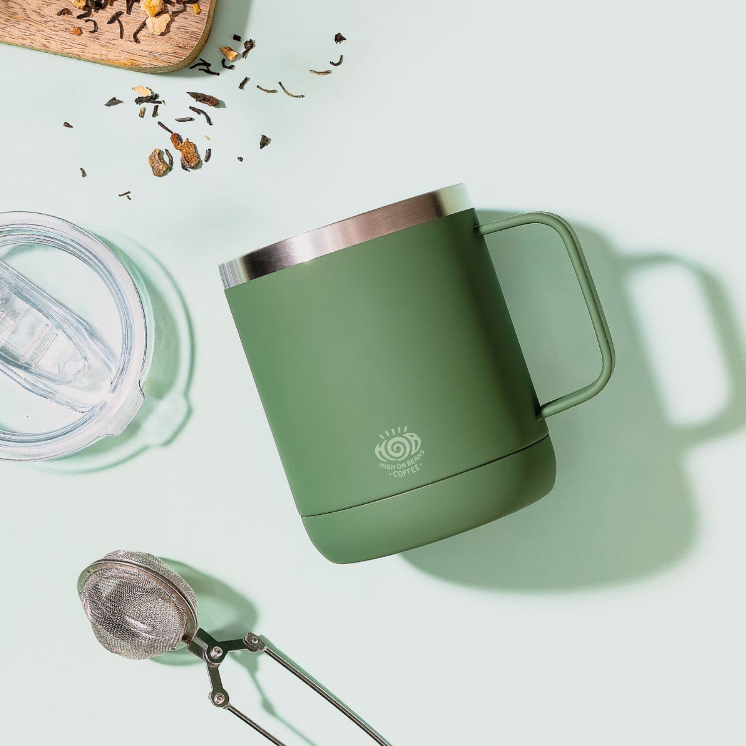 Coffee Mug with Lid - 360 ML