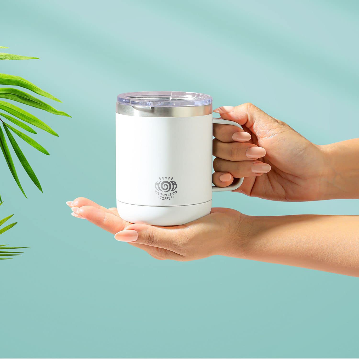 Coffee Mug with Lid - 360 ML