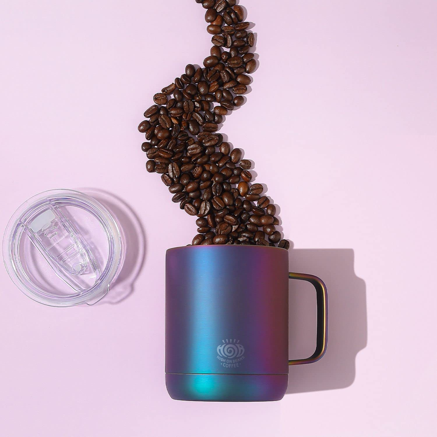 Coffee Mug with Lid - 360 ML