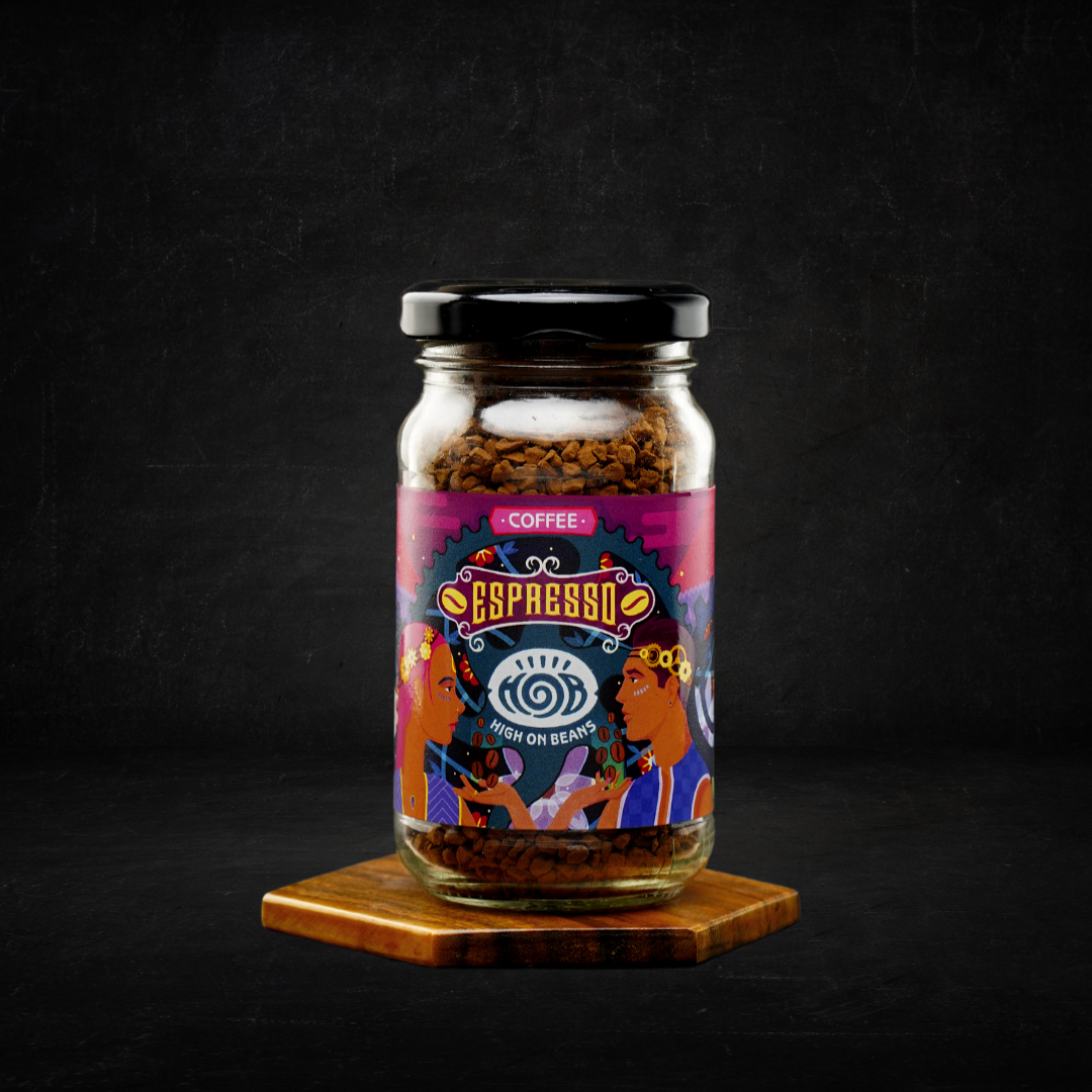 Espresso instant coffee