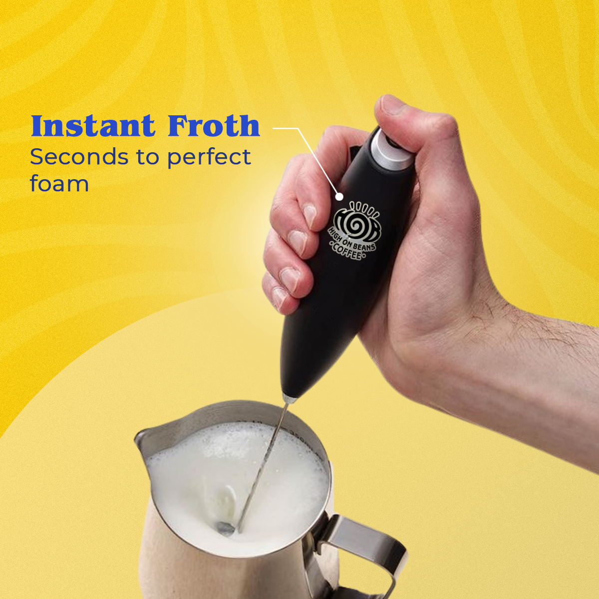 High On Beans Coffee Frother PRO